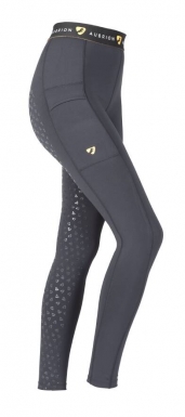 Shires Aubrion Dutton Riding Tights - Girls & Ladies (Black)